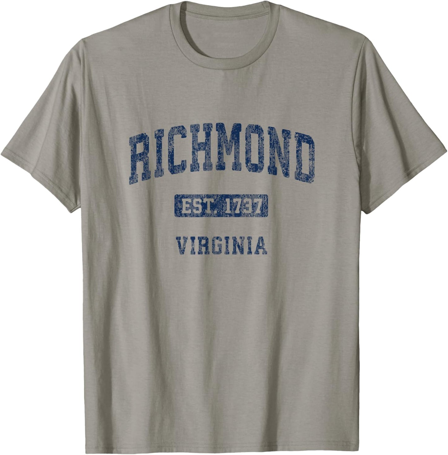 Richmond Virginia VA Vintage Athletic Sports Design T-Shirt - T-Shirt | Sand