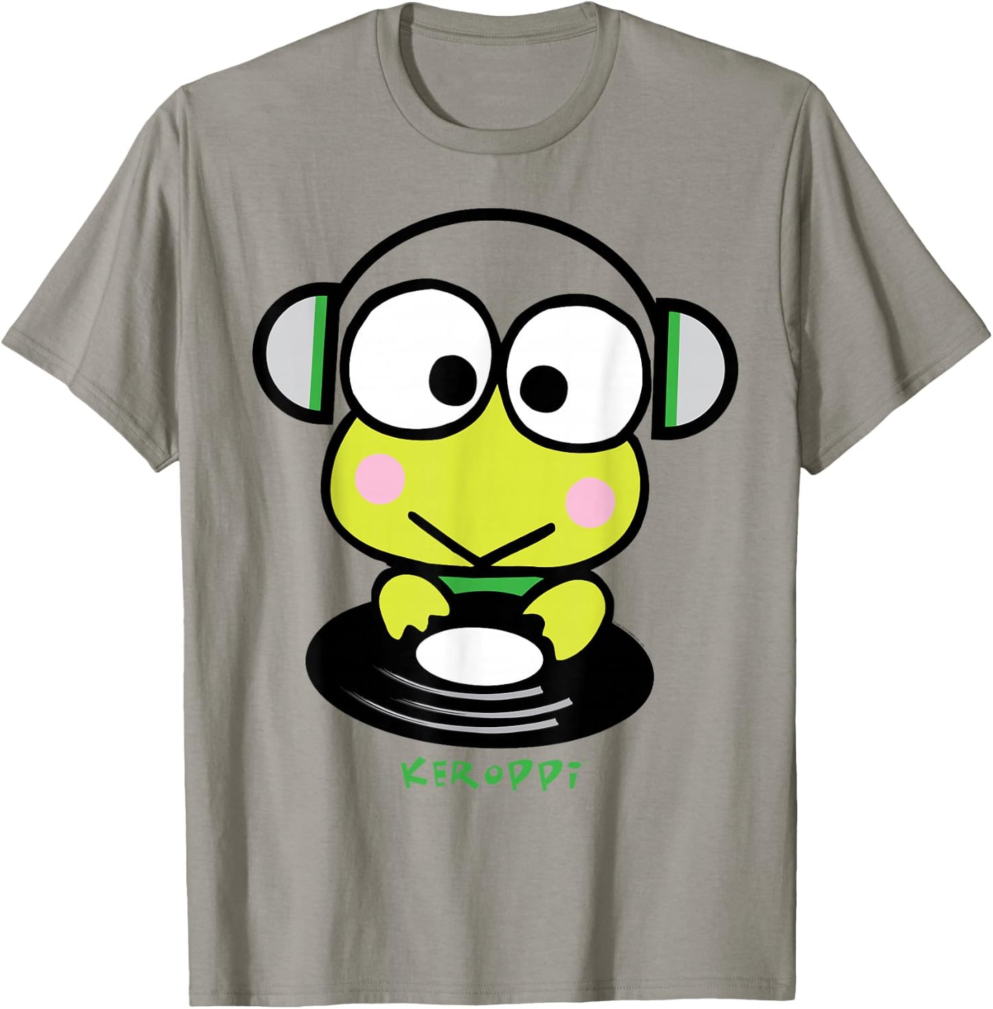 Keroppi DJ Record Spin Shirt T-Shirt - T-Shirt | Sand