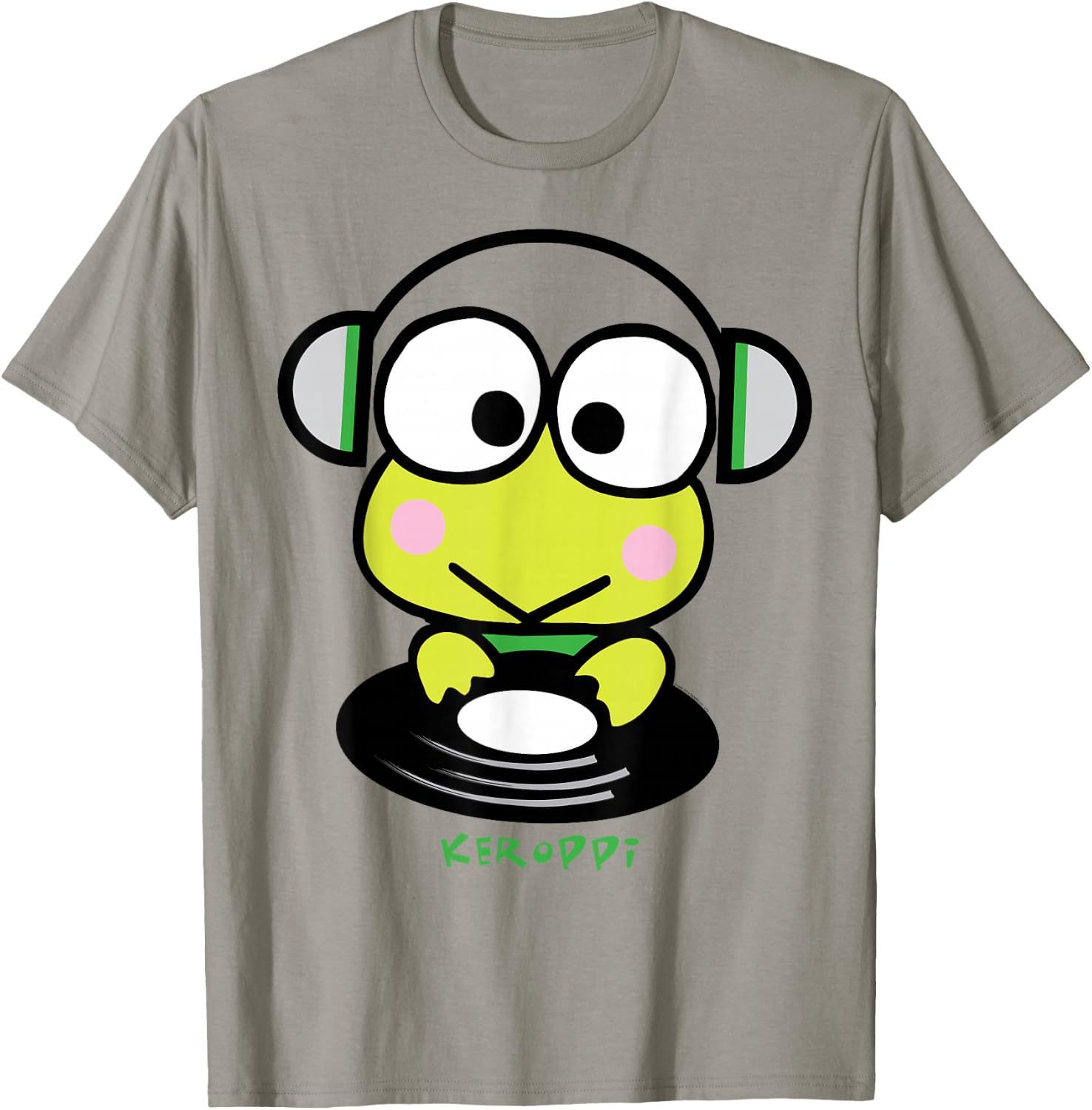 Keroppi DJ Record Spin Shirt T-Shirt - T-Shirt | Sand