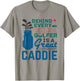Golf Caddy Caddie Behind Every Successful Golfer Saying T-Shirt - T-Shirt | Sand