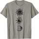 Sun Moon Star Yin Yang Geometric T-Shirt - T-Shirt | Sand