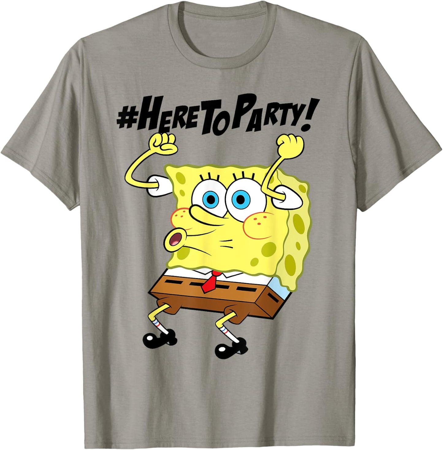 Spongebob SquarePants Here To Party T-Shirt - T-Shirt | Sand