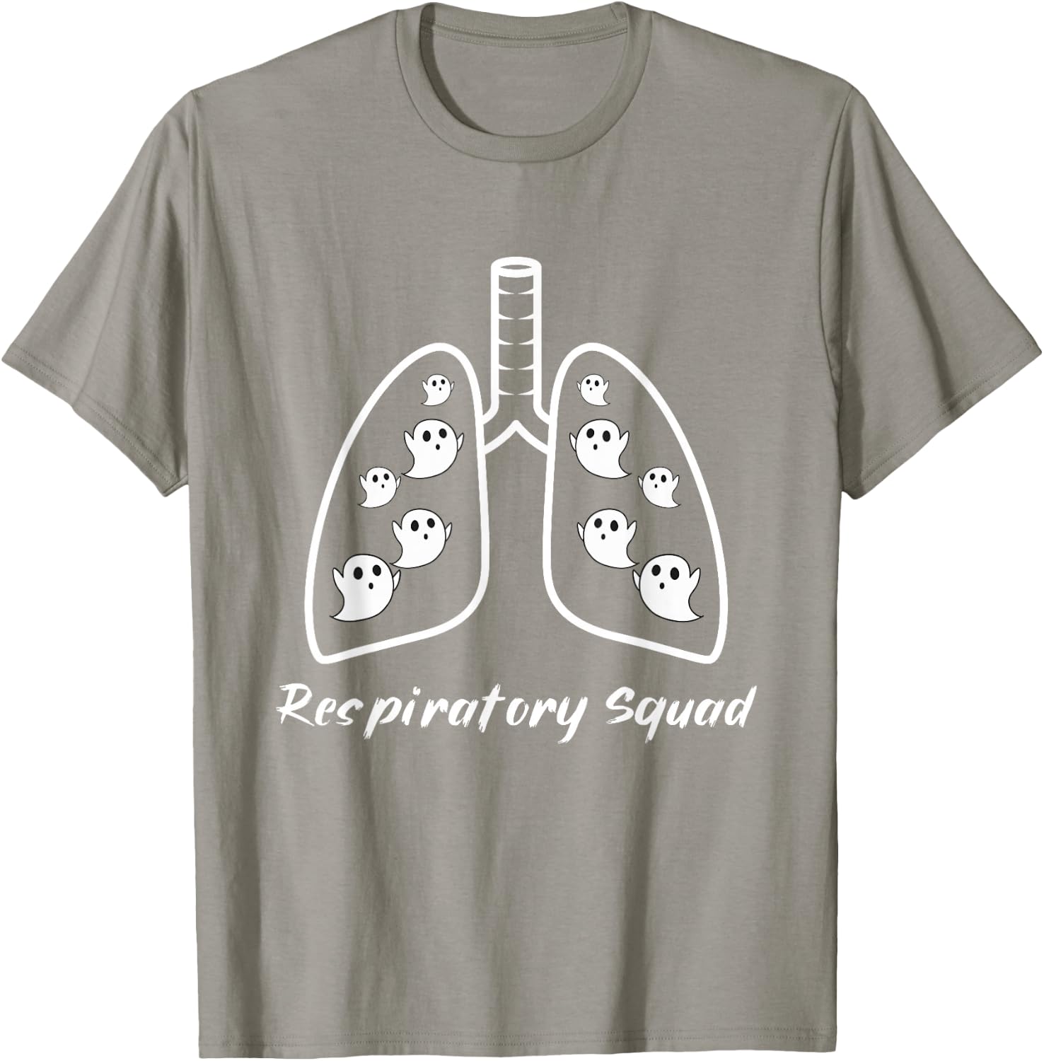 Spooky Respiratory Therapy RT Funny Halloween Costumes T-Shirt - T-Shirt | Sand