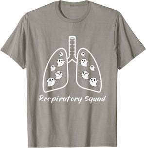 Spooky Respiratory Therapy RT Funny Halloween Costumes T-Shirt - T-Shirt | Sand
