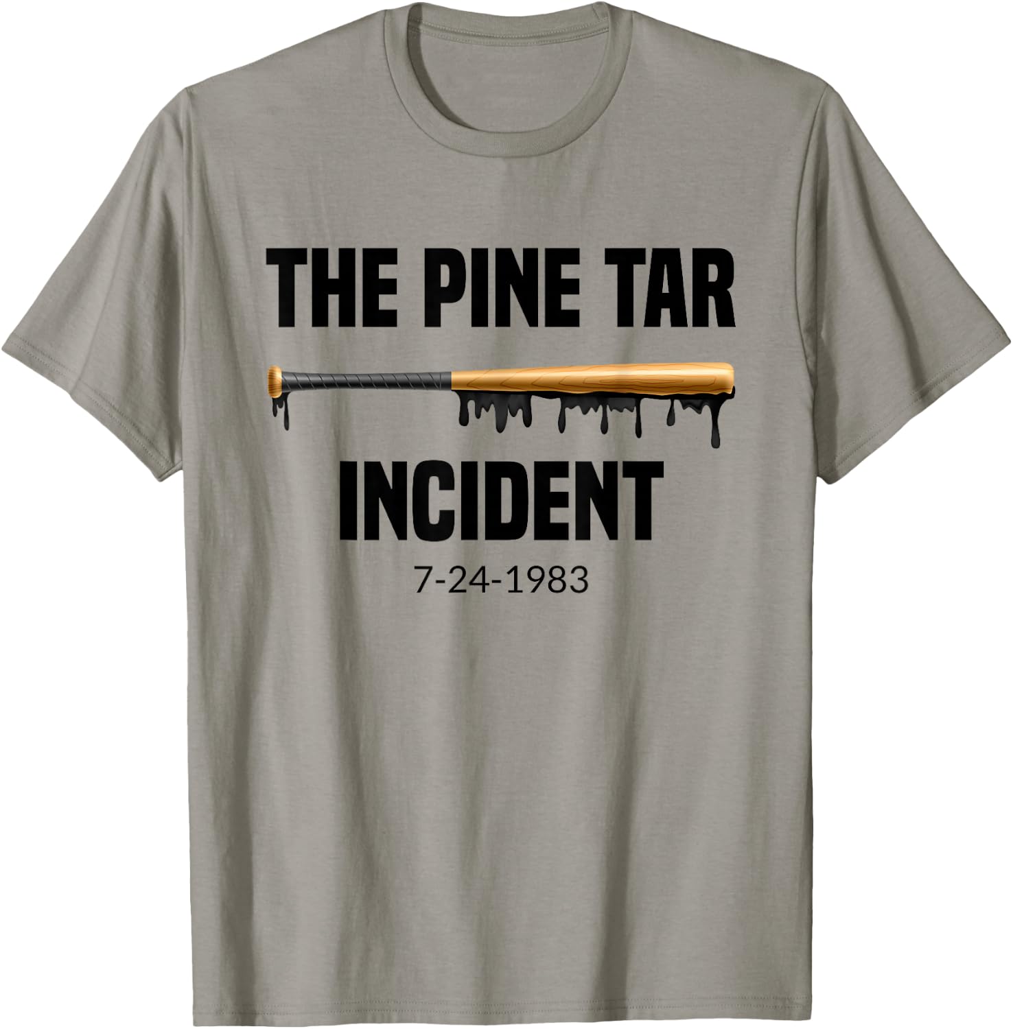 The Pine Tar Incident 1980s Baseball Fan Gift T-Shirt - T-Shirt | Sand