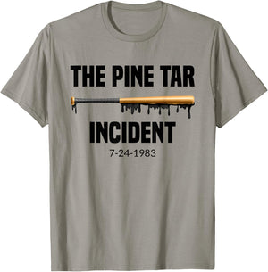 The Pine Tar Incident 1980s Baseball Fan Gift T-Shirt - T-Shirt | Sand