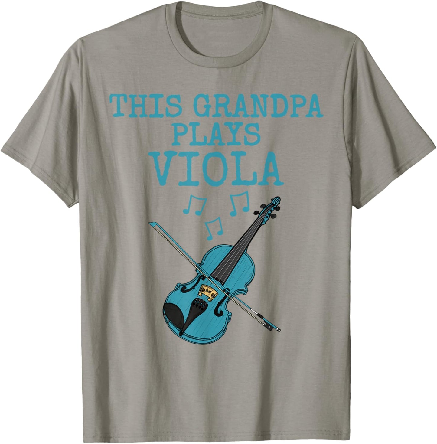 This Grandpa Plays Viola, Violist String Musician T-Shirt - T-Shirt | Sand