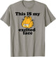 Garfield This is My Excited Face Sarcastic Cartoon Cat T-Shirt - T-Shirt | Sand