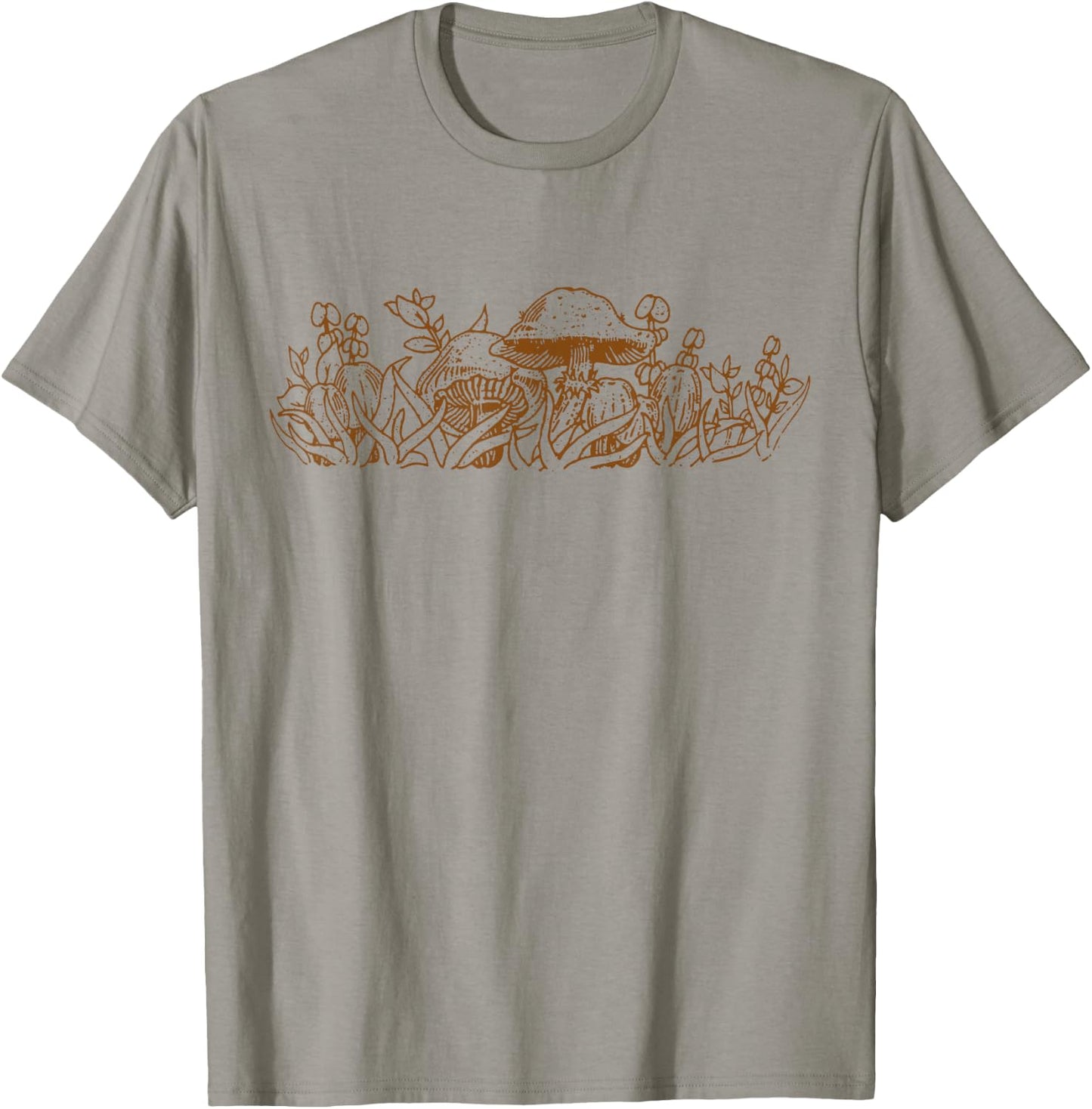 Vintage Pyrex Pattern - Forest Fancies (Mushrooms) T-Shirt - T-Shirt | Sand