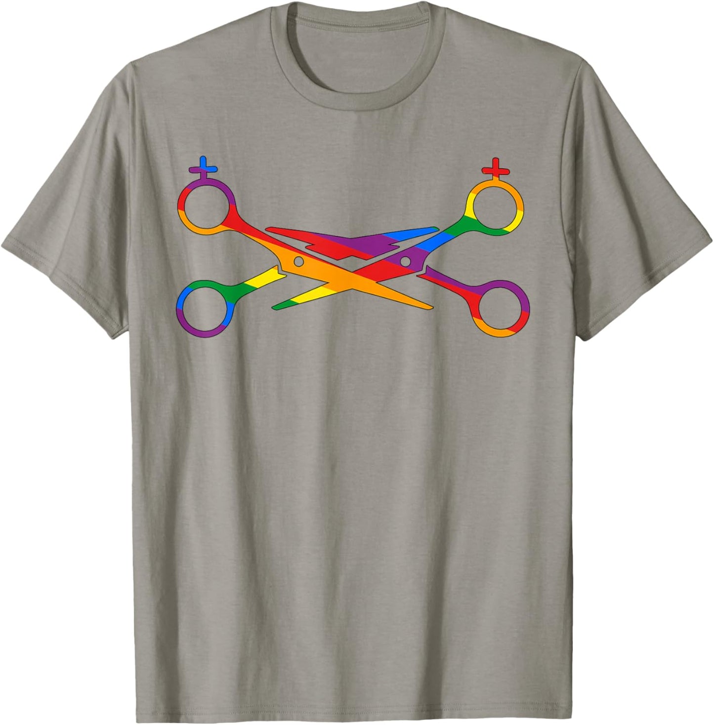 Scissors Lesbian Equal Rights LGBT Gay Pride Lesbian Couple T-Shirt - T-Shirt | Sand