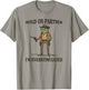 Hold On Partner I'm Overstimulated Frog Cowboy T-Shirt - T-Shirt | Sand