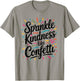 Sprinkle Kindness Like Confetti Distressed Graphic T-Shirt - T-Shirt | Sand