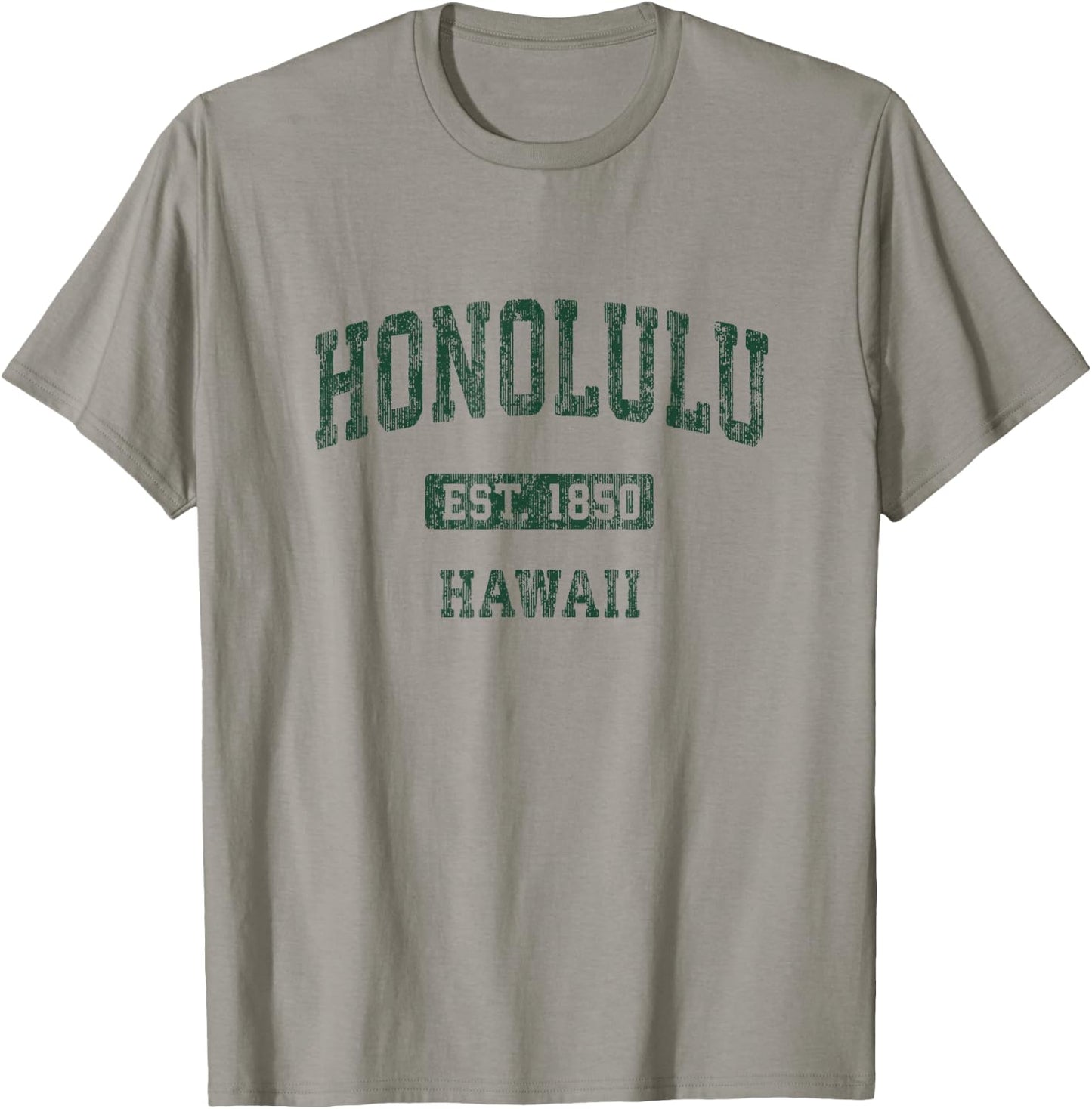 Honolulu Hawaii HI Vintage Athletic Sports Design T-Shirt - T-Shirt | Sand