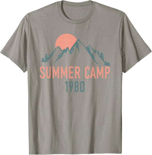 Vintage Summer Camp 1980 T-Shirt - T-Shirt | Sand