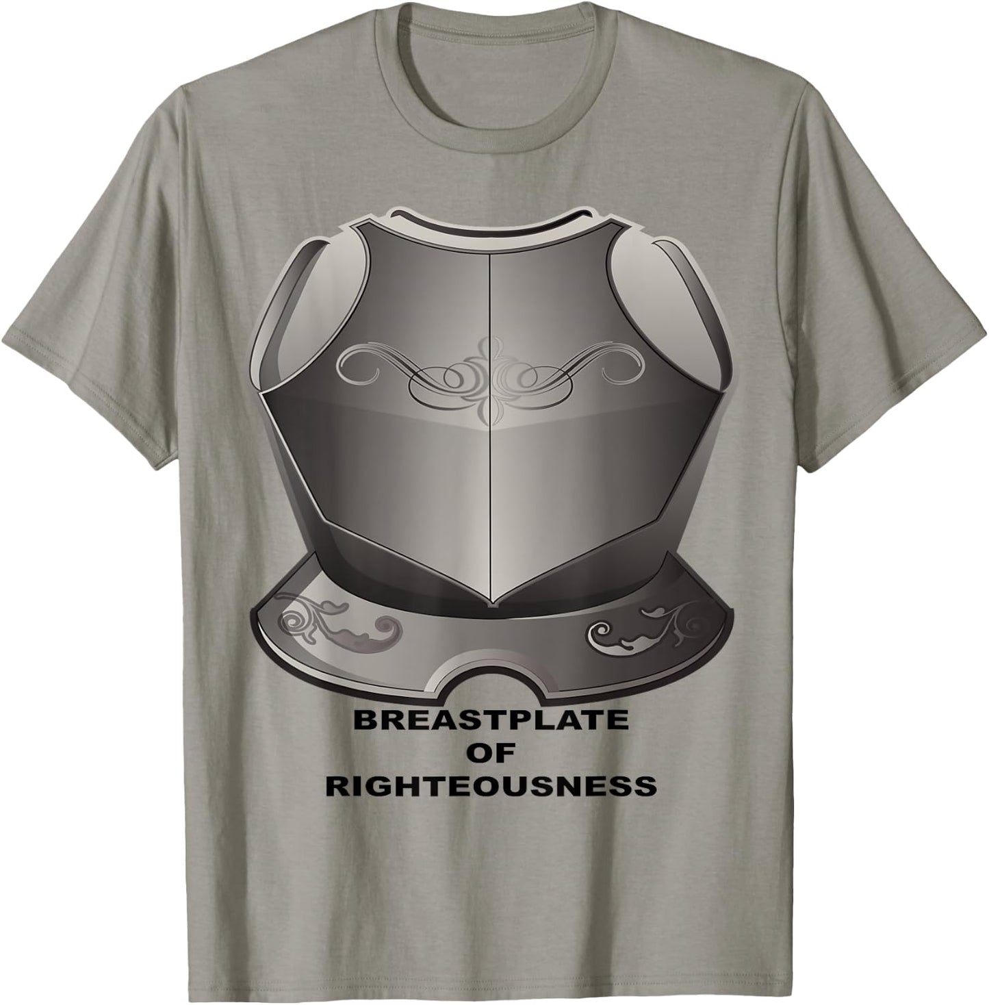 Breastplate of Righteousness Christian T-Shirt - T-Shirt | Sand