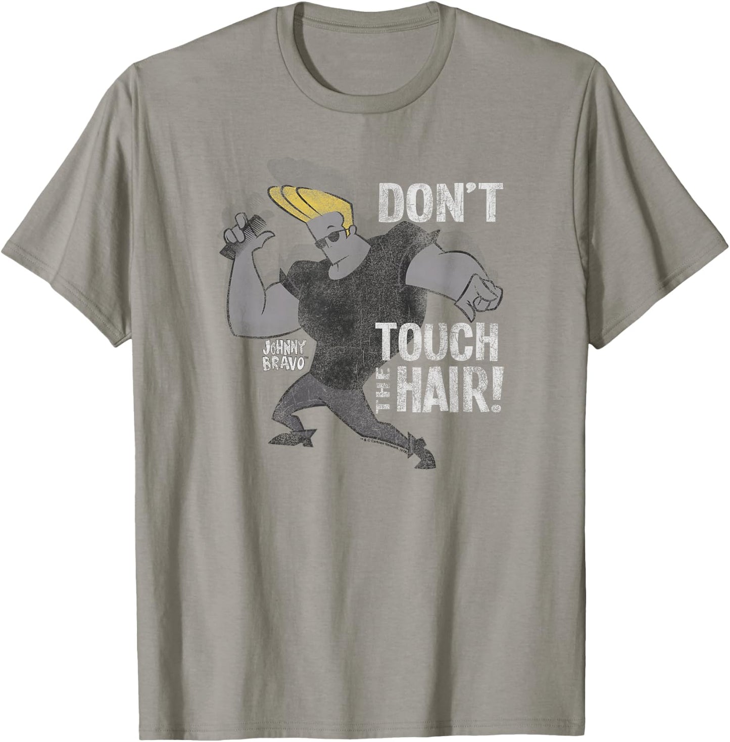 Johnny Bravo Don't Touch the Hair T-Shirt - T-Shirt | Sand