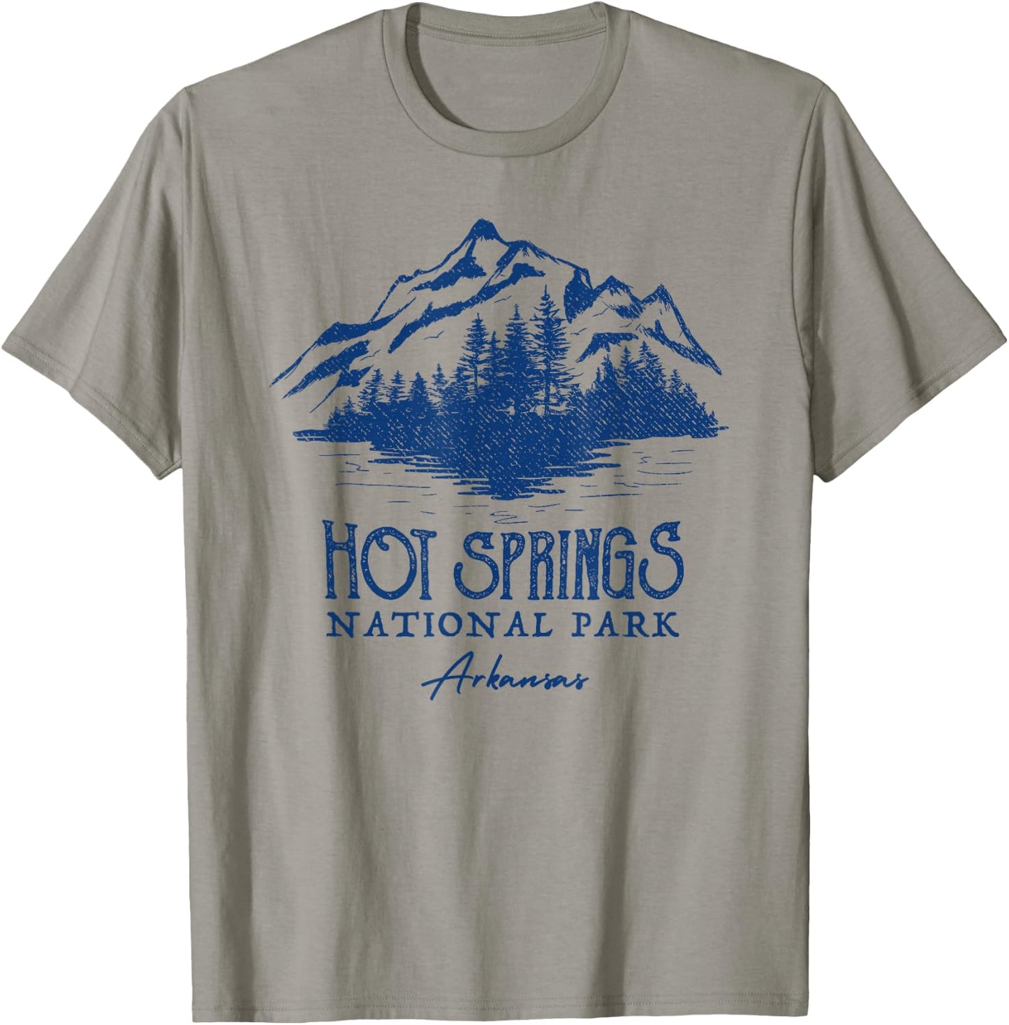 Vintage Hot Springs National Park Arkansas T-Shirt - T-Shirt | Sand