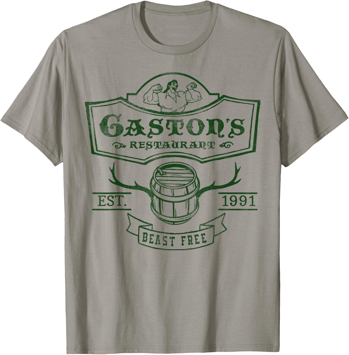 Disney Beauty and the Beast Gaston's Pub Graphic T-Shirt - T-Shirt | Sand
