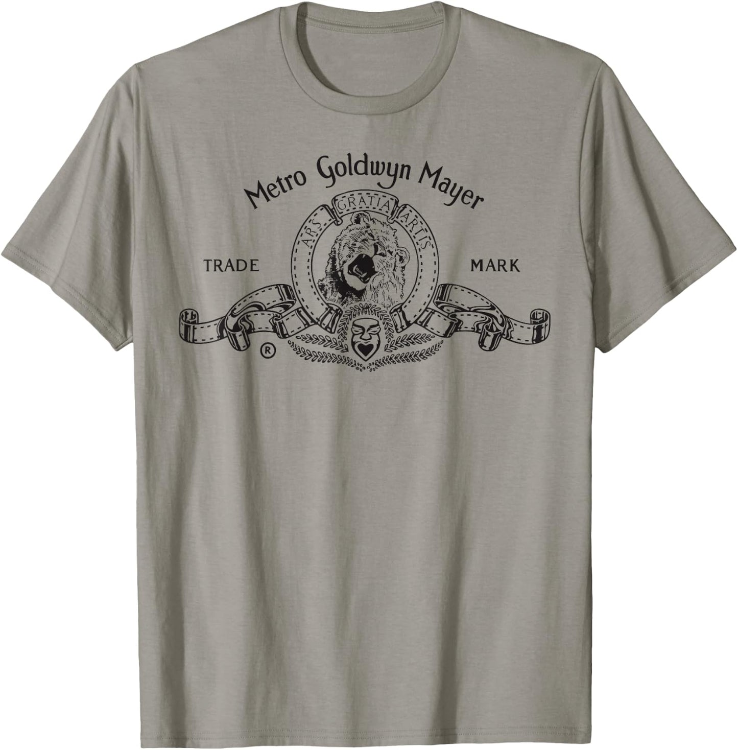 MGM Classic Lion Outlined Logo T-Shirt - T-Shirt | Sand