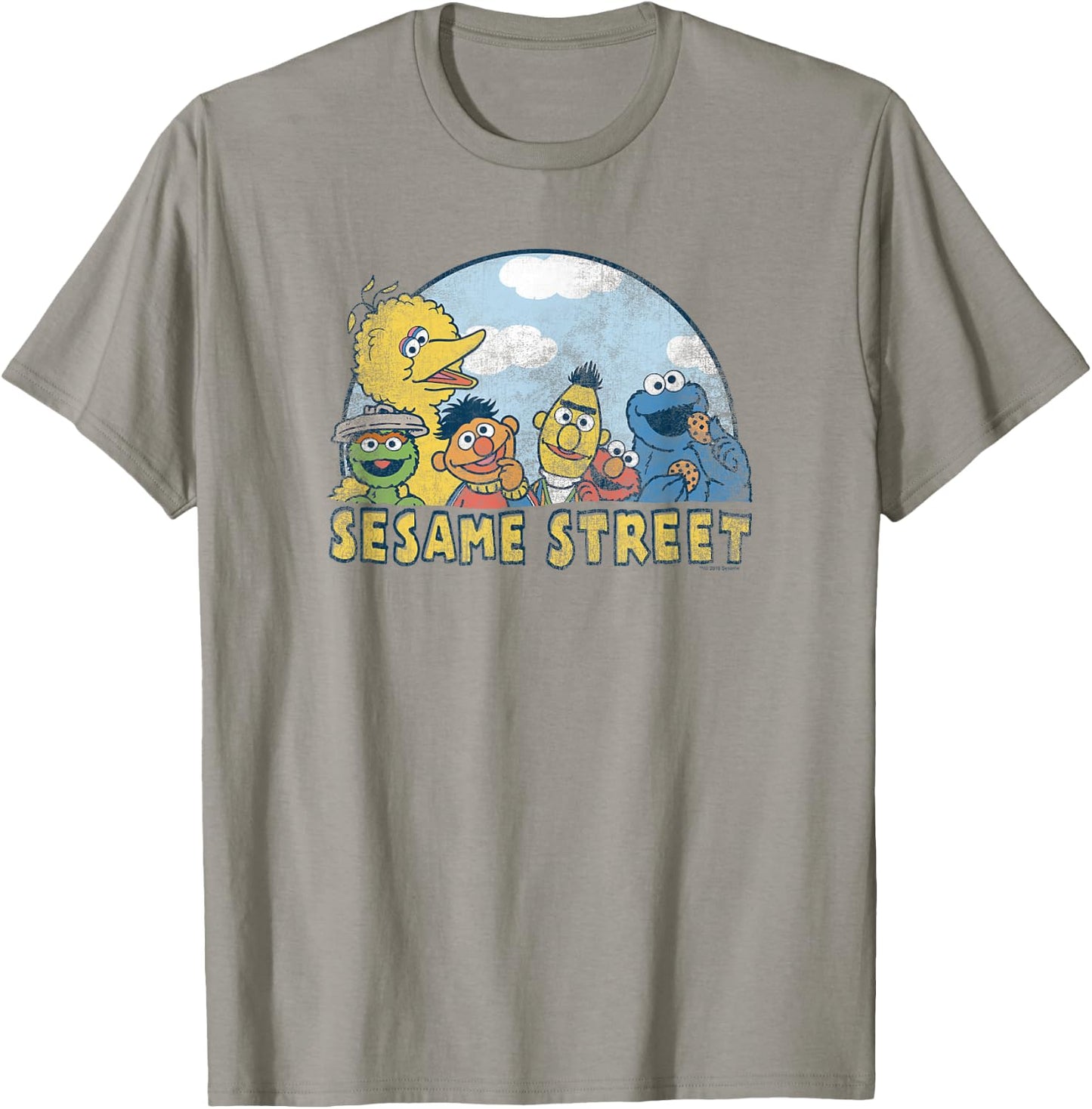 Sesame Street Group T Shirt T-Shirt - T-Shirt | Sand