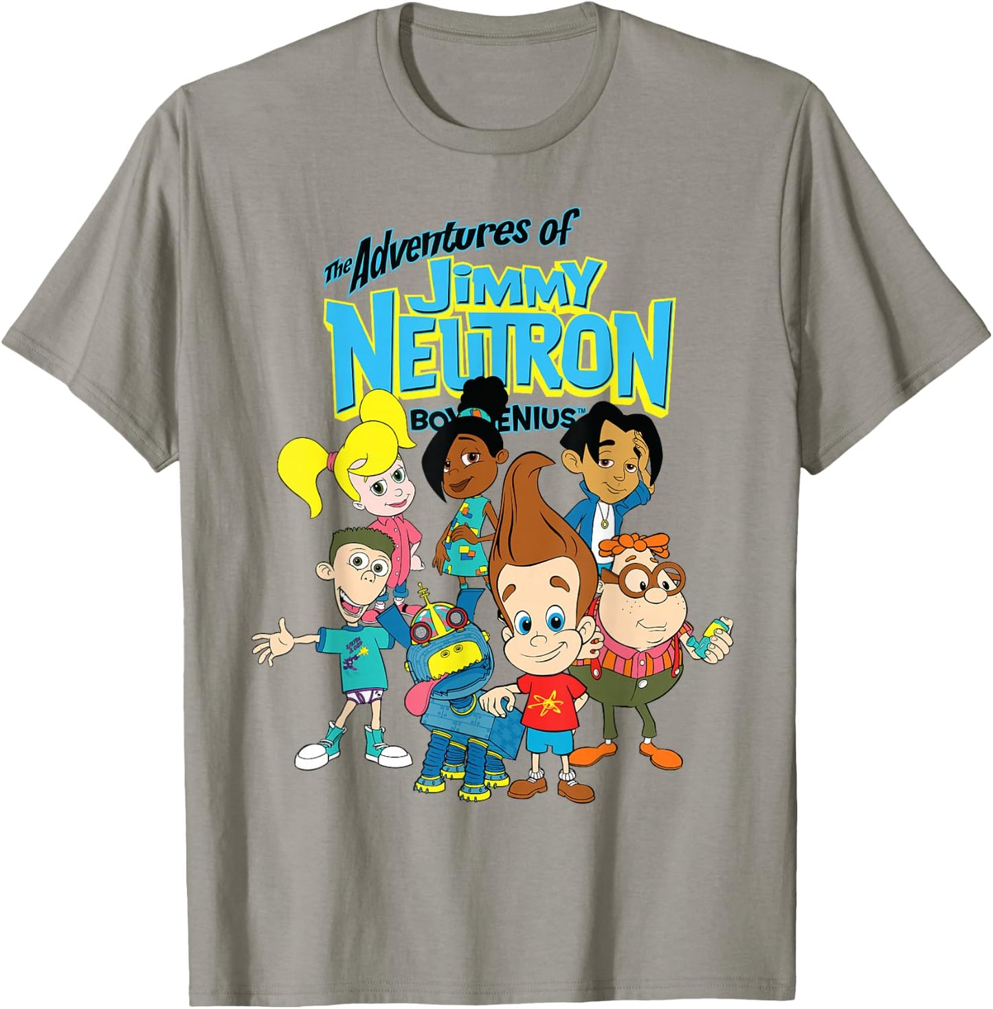 Nickelodeon The Adventures Of Jimmy Neutron Characters T-Shirt - T-Shirt | Sand