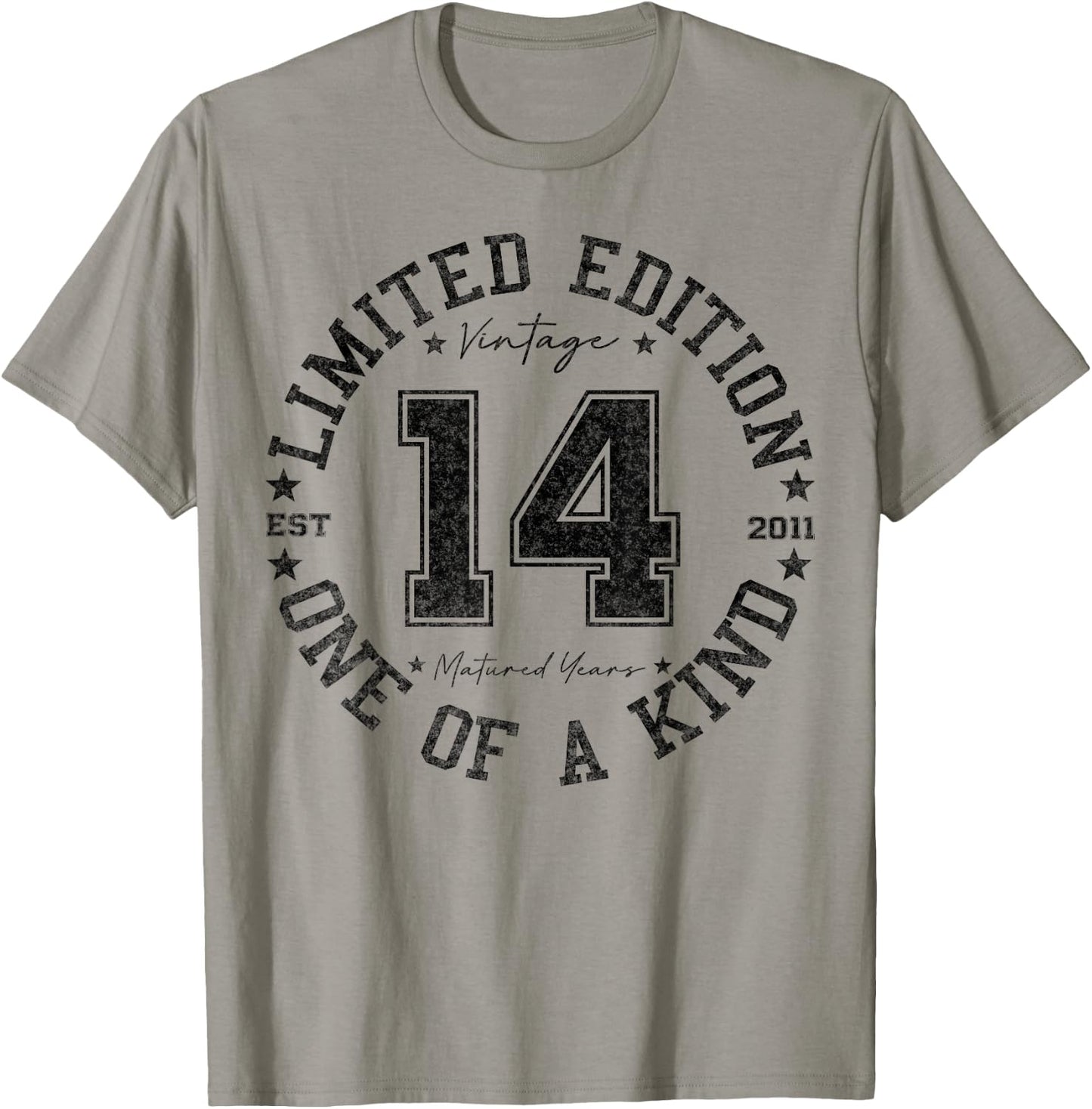 14 Year Old Gifts Vintage 2011 Limited Edition 14th Birthday T-Shirt - T-Shirt | Sand