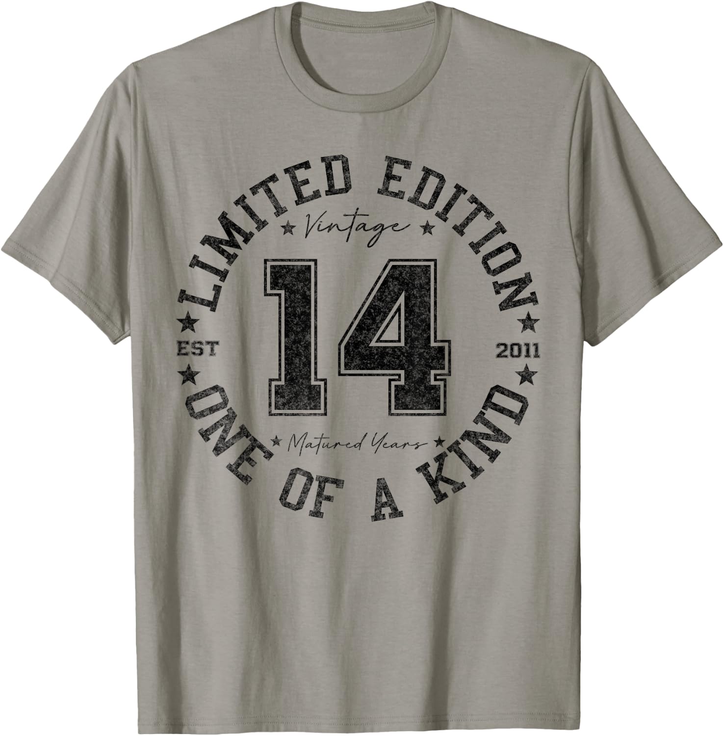 14 Year Old Gifts Vintage 2011 Limited Edition 14th Birthday T-Shirt - T-Shirt | Sand