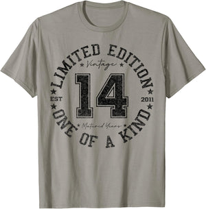 14 Year Old Gifts Vintage 2011 Limited Edition 14th Birthday T-Shirt - T-Shirt | Sand