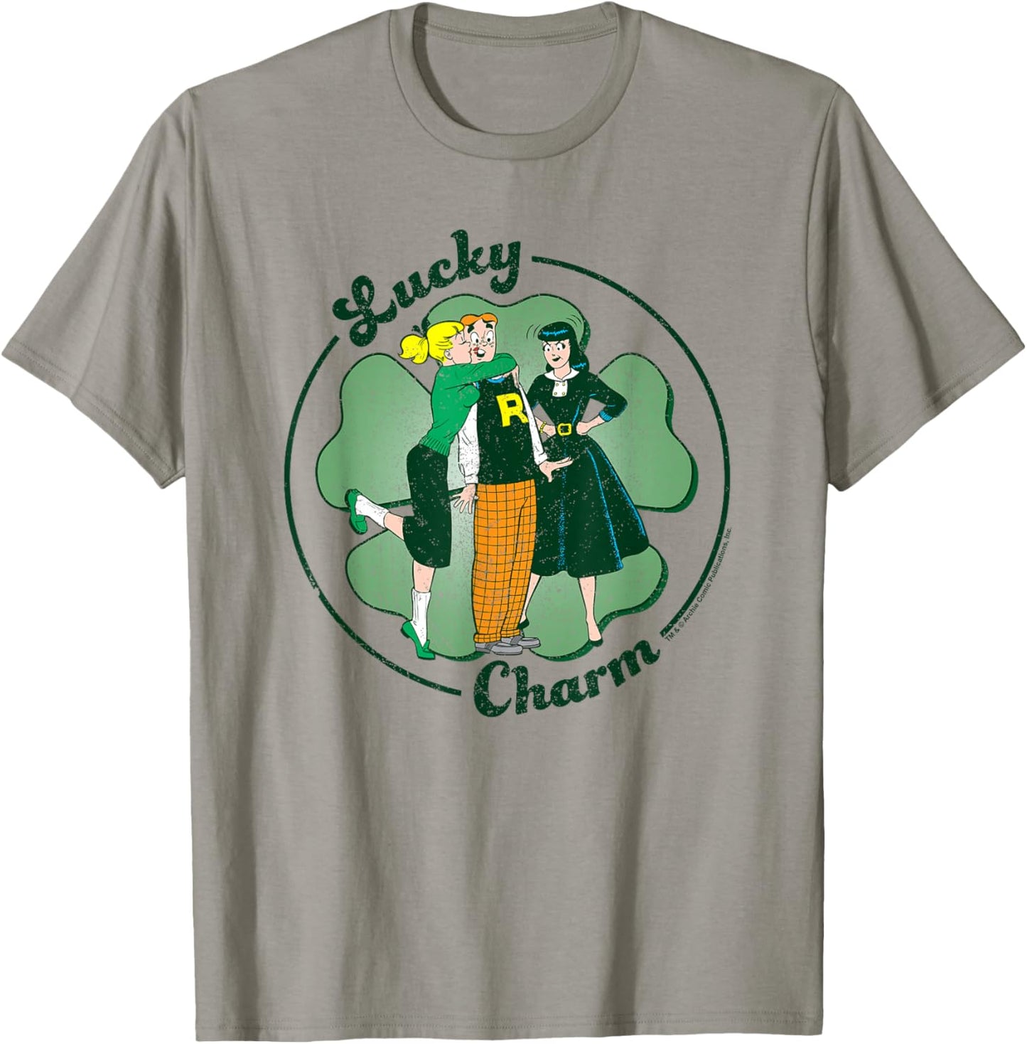 Archie Comics St. Patrick's Day Lucky Charm Distressed T-Shirt - T-Shirt | Sand