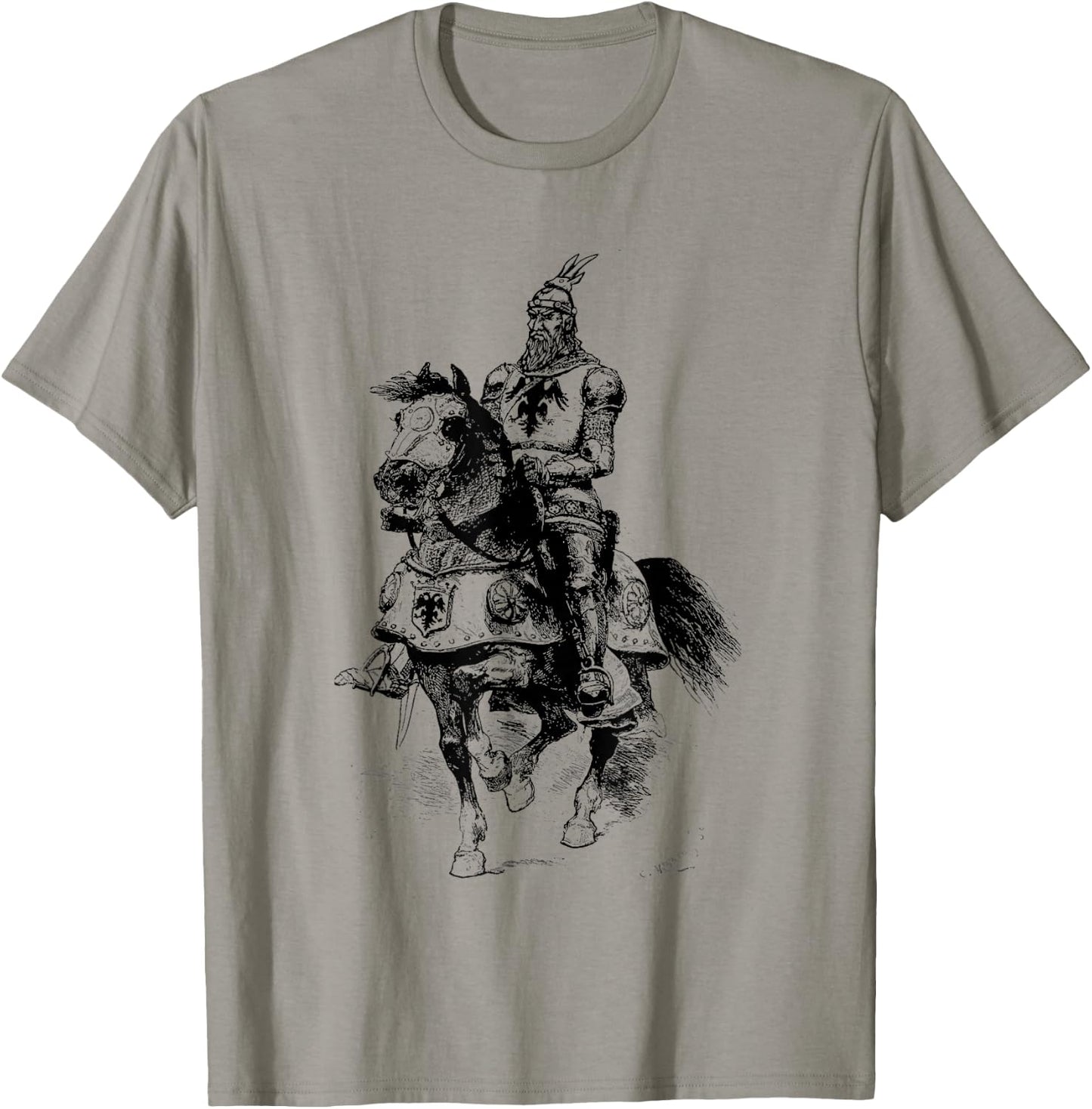 Albanian Eagle Grunge Skanderbeg Vintage Albanian Flag T-Shirt - T-Shirt | Sand