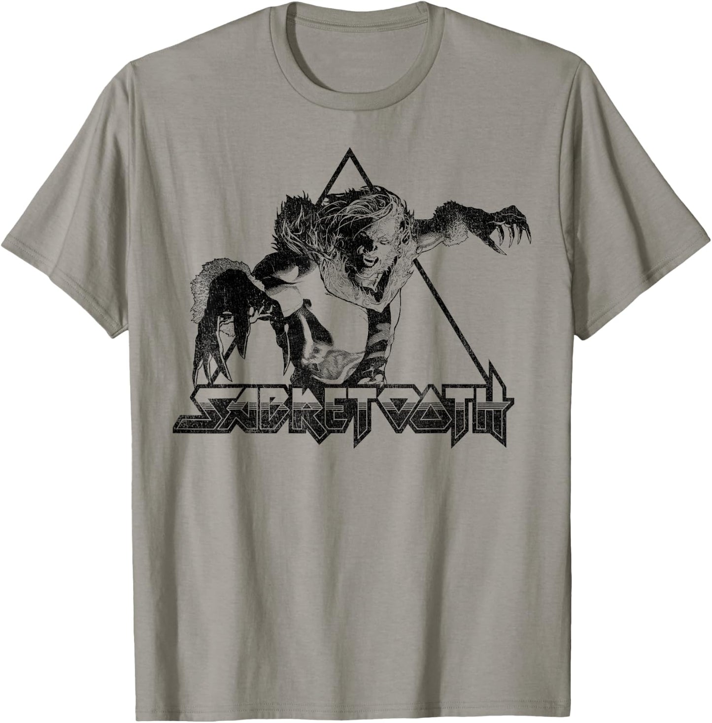 Marvel X-Men Sabretooth Rise Above Rock Graphic T-Shirt - T-Shirt | Sand
