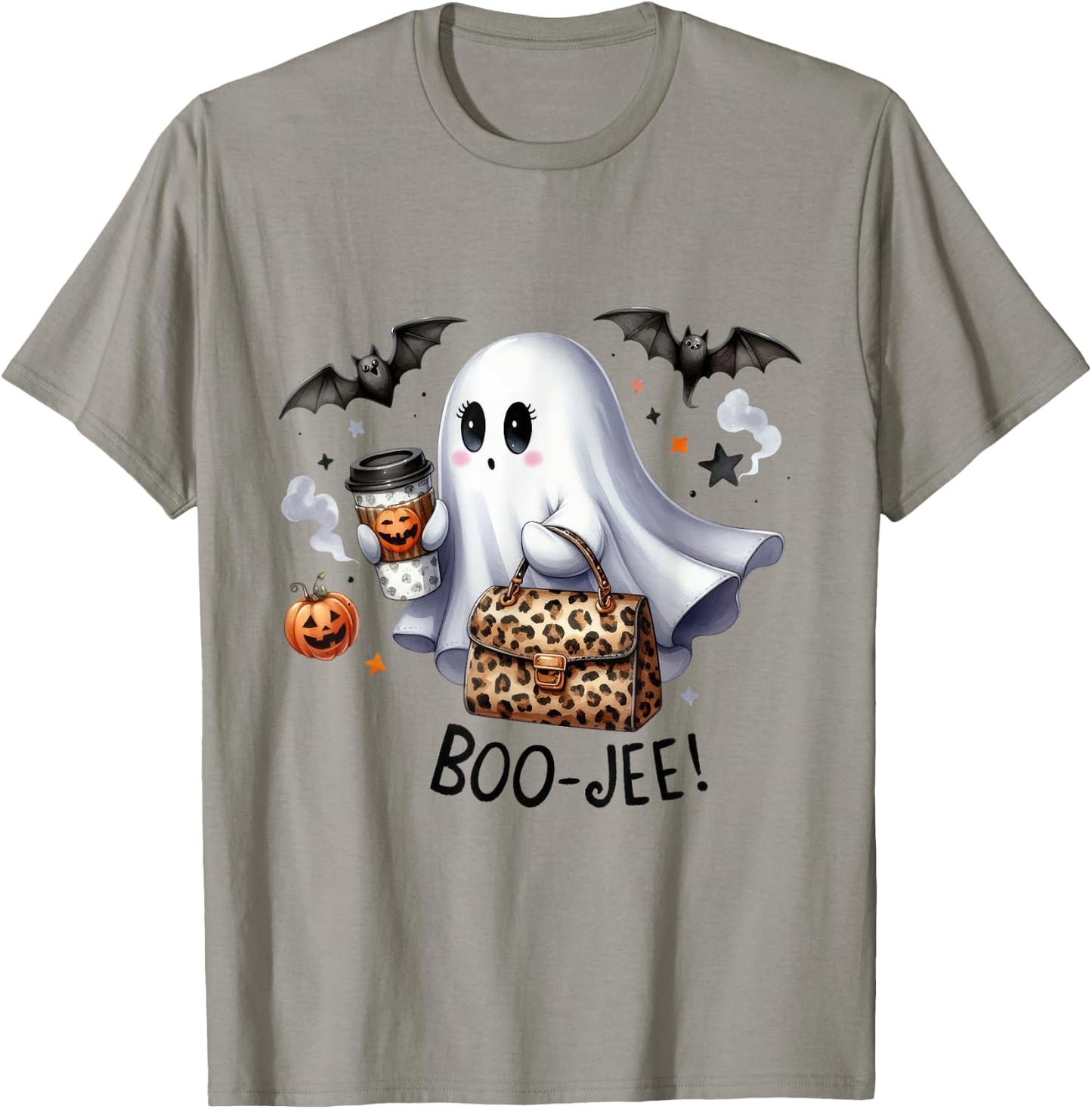 Boo Jee Halloween Ghost Party Costume Women Girl T-Shirt - T-Shirt | Sand