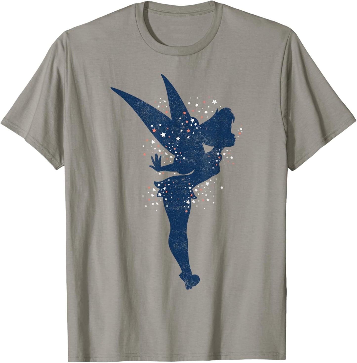 Disney Peter Pan Tinkerbell Americana Shadow Graphic T-Shirt - T-Shirt | Sand