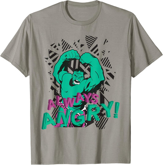 Marvel Hulk Smash 90s Always Angry T-Shirt - T-Shirt | Sand