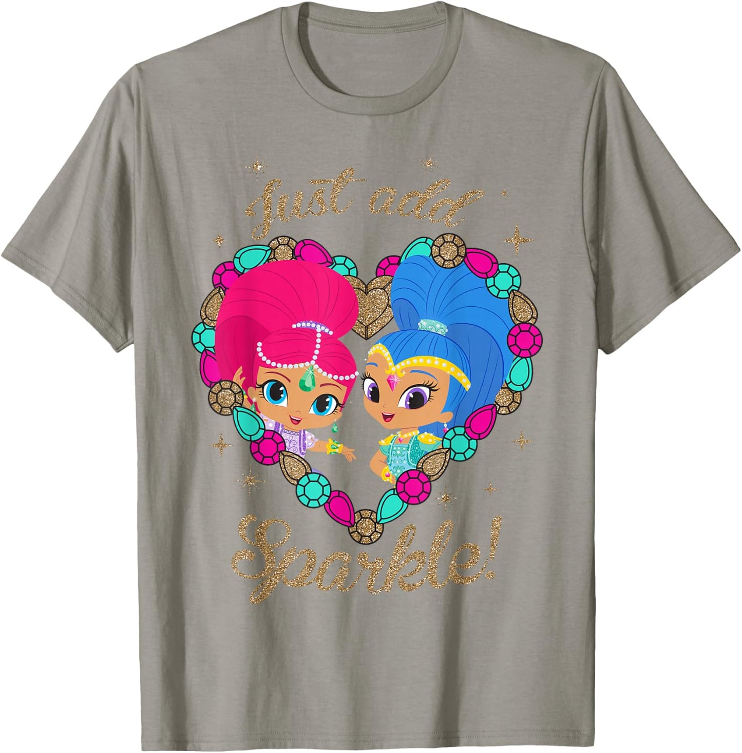 Shimmer & Shine Just Add Sparkle! T-Shirt - T-Shirt | Sand
