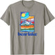 Bear Lake Utah Vintage Nature Outdoor Graphic T-Shirt - T-Shirt | Sand