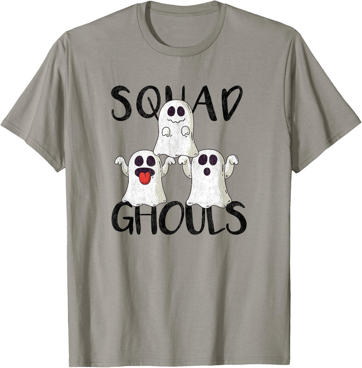 Squad Ghouls Cheerleading Halloween T-Shirt - T-Shirt | Sand