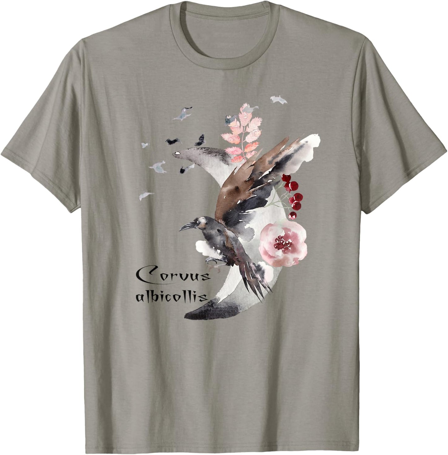 Perfect Raven Crow Bird Gift|Edgar Poe Latin Lovers T Shirt T-Shirt - T-Shirt | Sand
