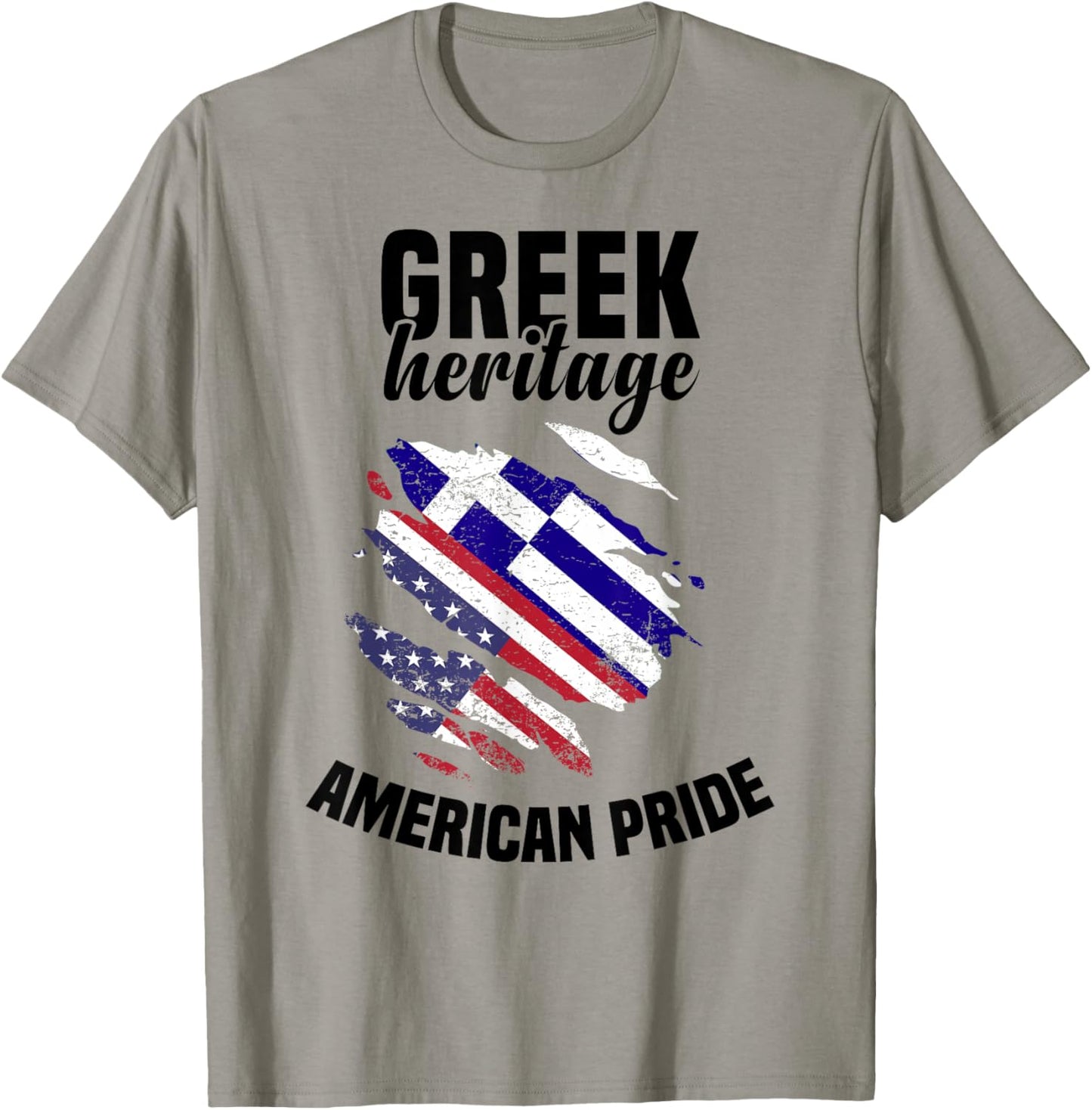 Greece Flag Outfit American Flags US Uniform Greek T-Shirt - T-Shirt | Sand