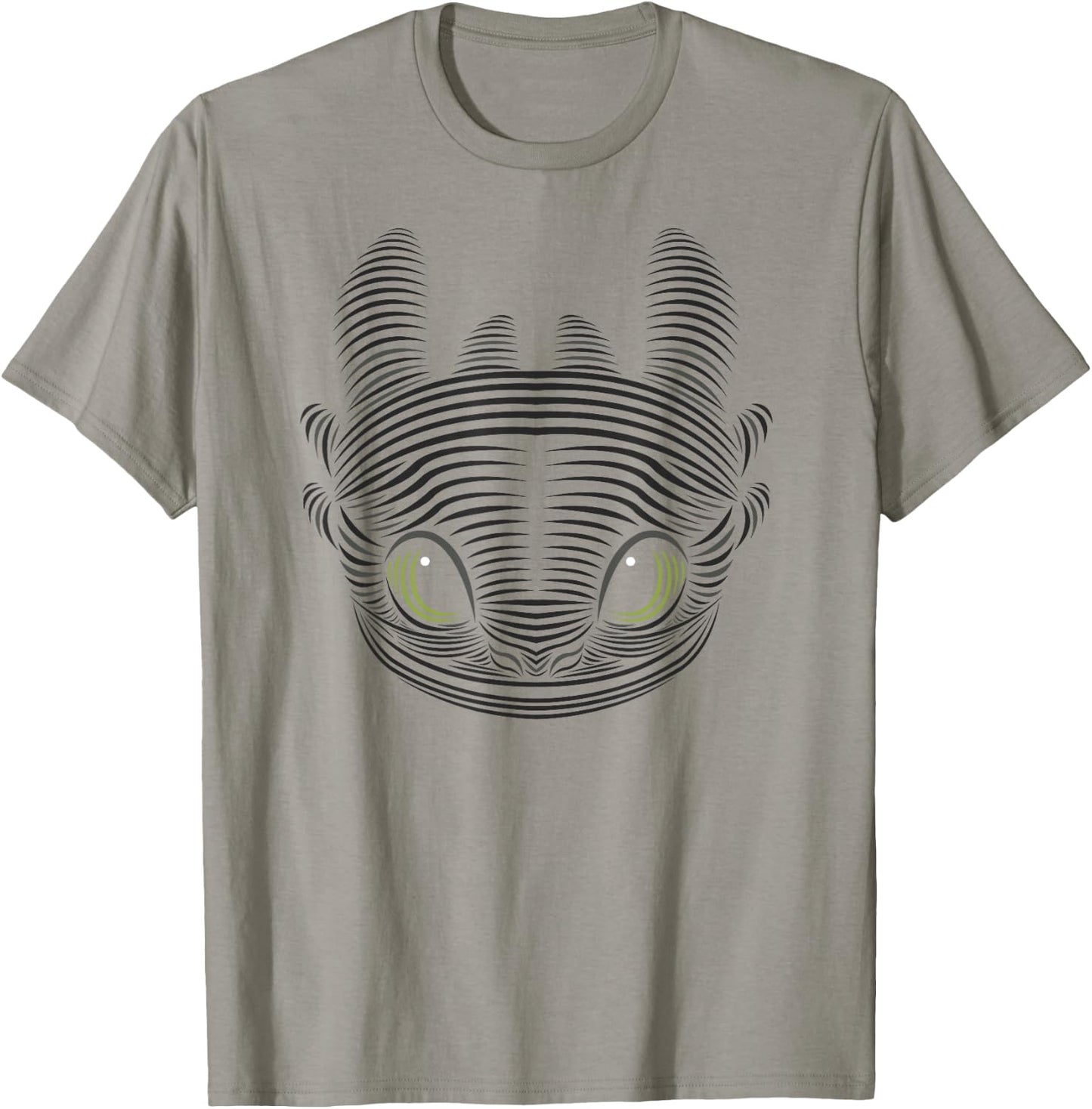 How to Train Your Dragon 3 Toothless Large Face T-Shirt - T-Shirt | Sand