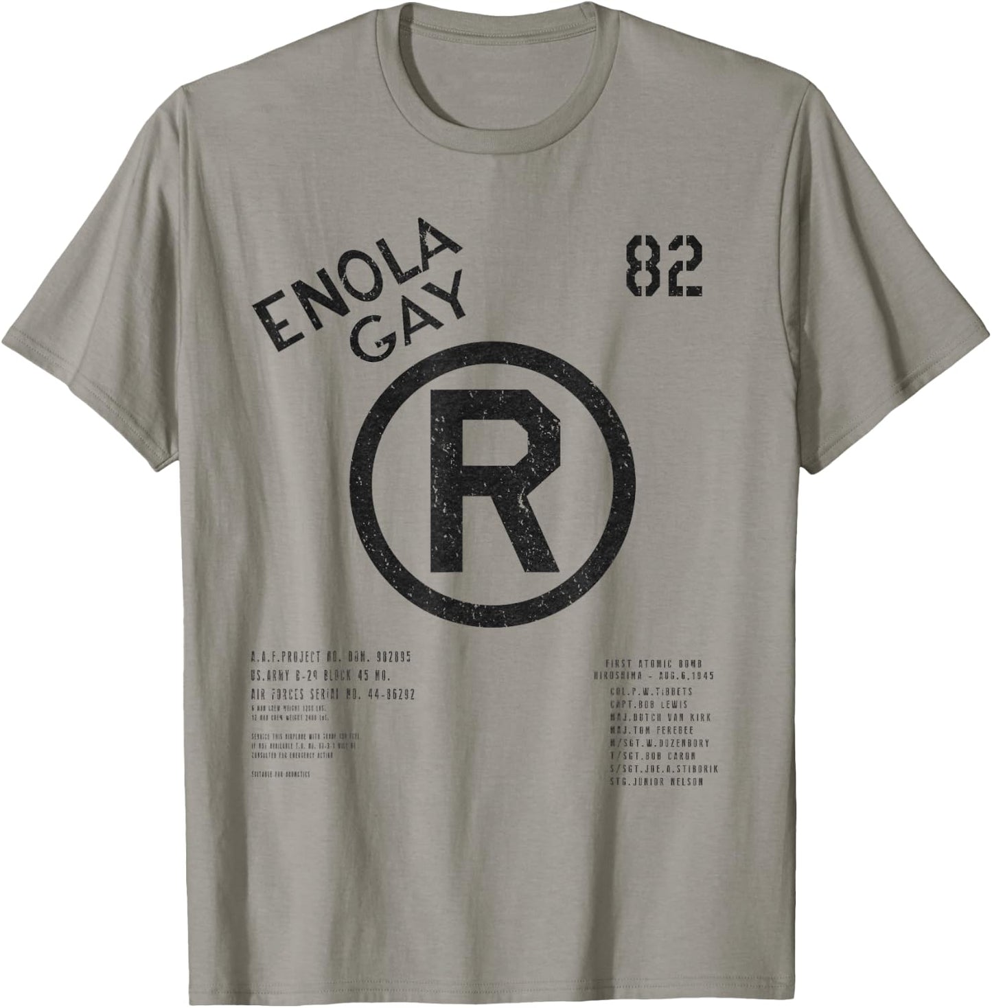 Enola Gay B-29 Superfortress WWII Aviation History T-Shirt - T-Shirt | Sand