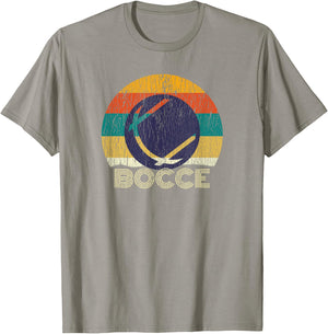 Vintage Bocce Shirt Retro 70's Men Women Gift Bocce Ball T-Shirt - T-Shirt | Sand