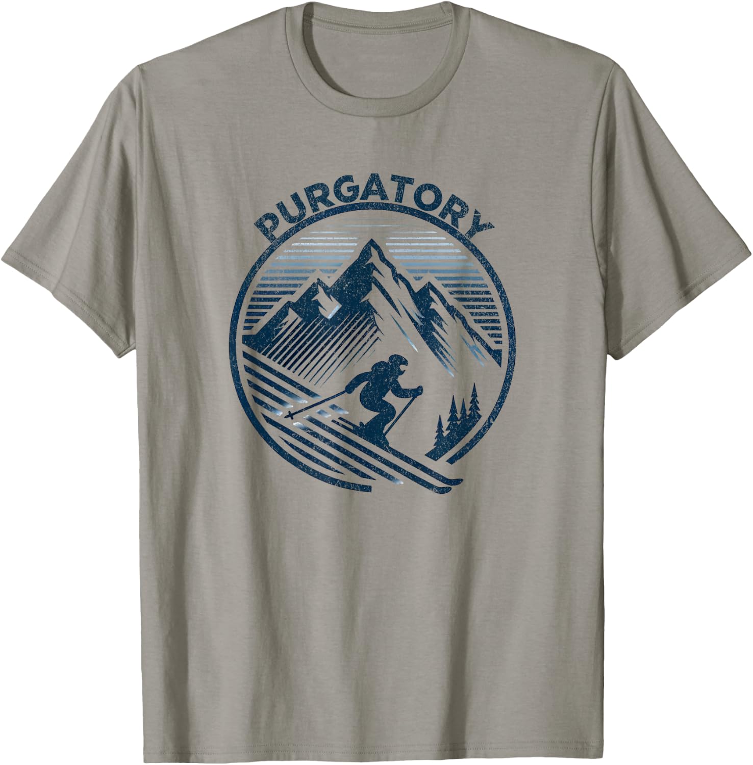 Purgatory Ski Resort Colorado Skiing T-Shirt - T-Shirt | Sand