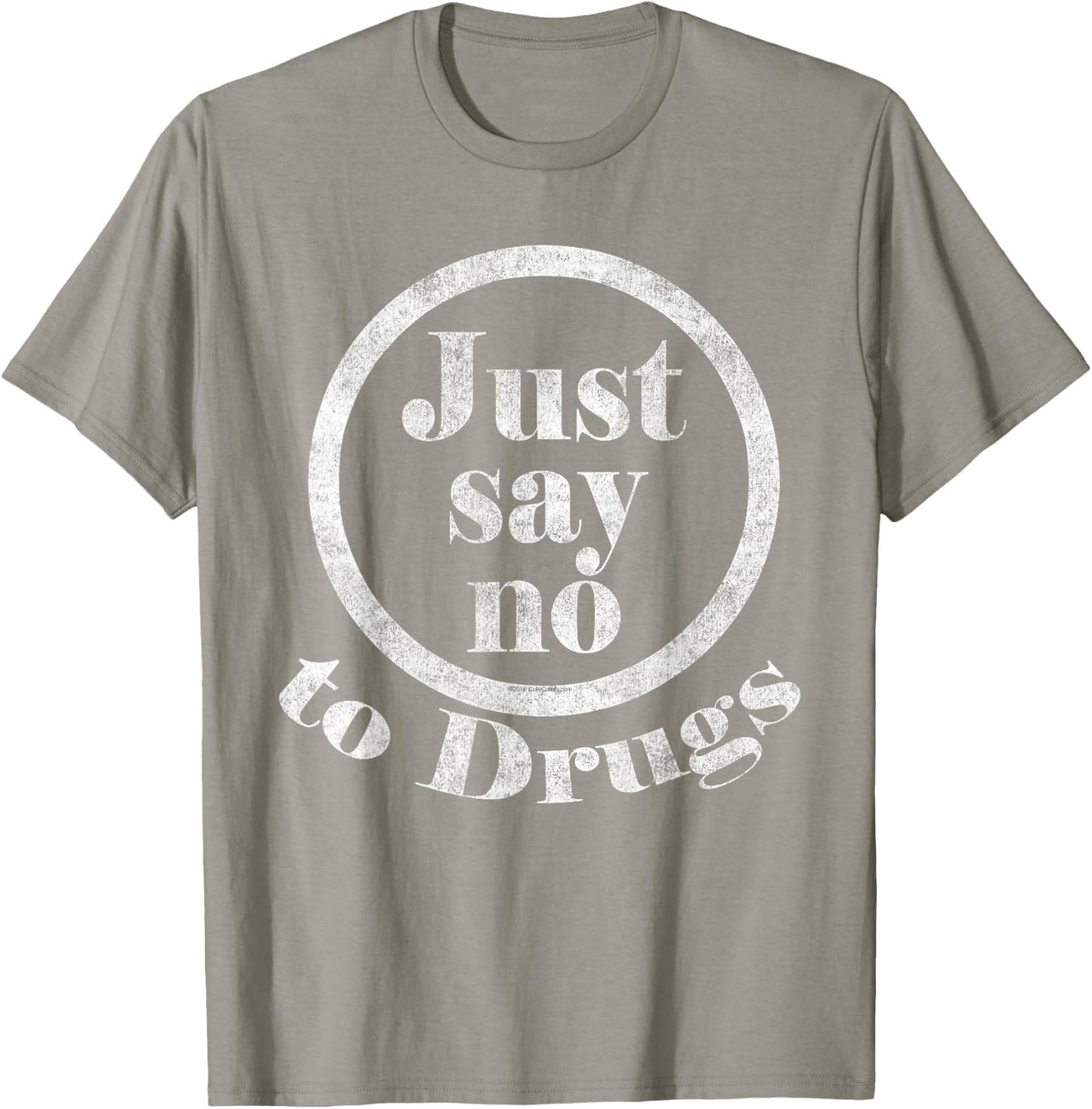 Retro 80's Just Say No to Drugs 1980's War on Drugs T-Shirt - T-Shirt | Sand