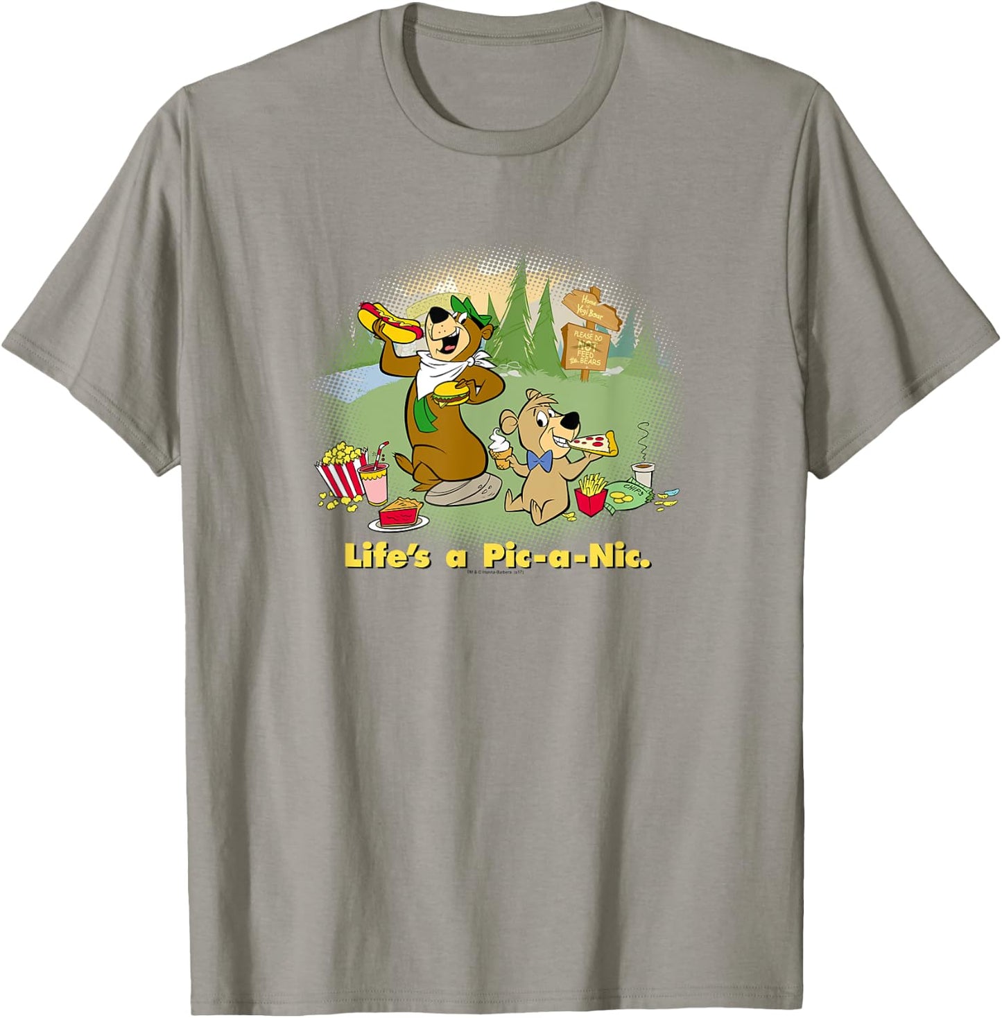 Yogi Bear Lifes a Pic-a-Nic T-Shirt - T-Shirt | Sand