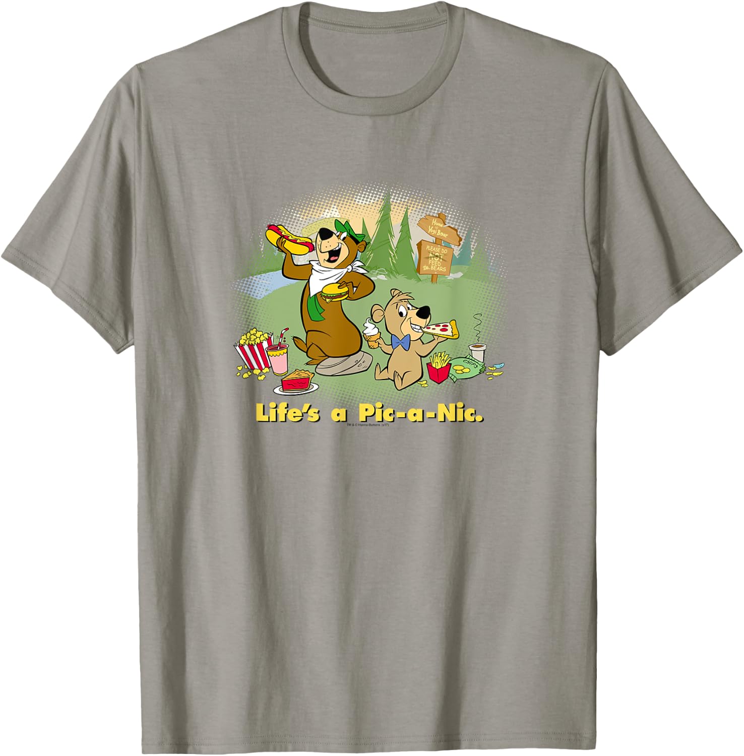 Yogi Bear Lifes a Pic-a-Nic T-Shirt - T-Shirt | Sand