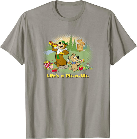 Yogi Bear Lifes a Pic-a-Nic T-Shirt - T-Shirt | Sand