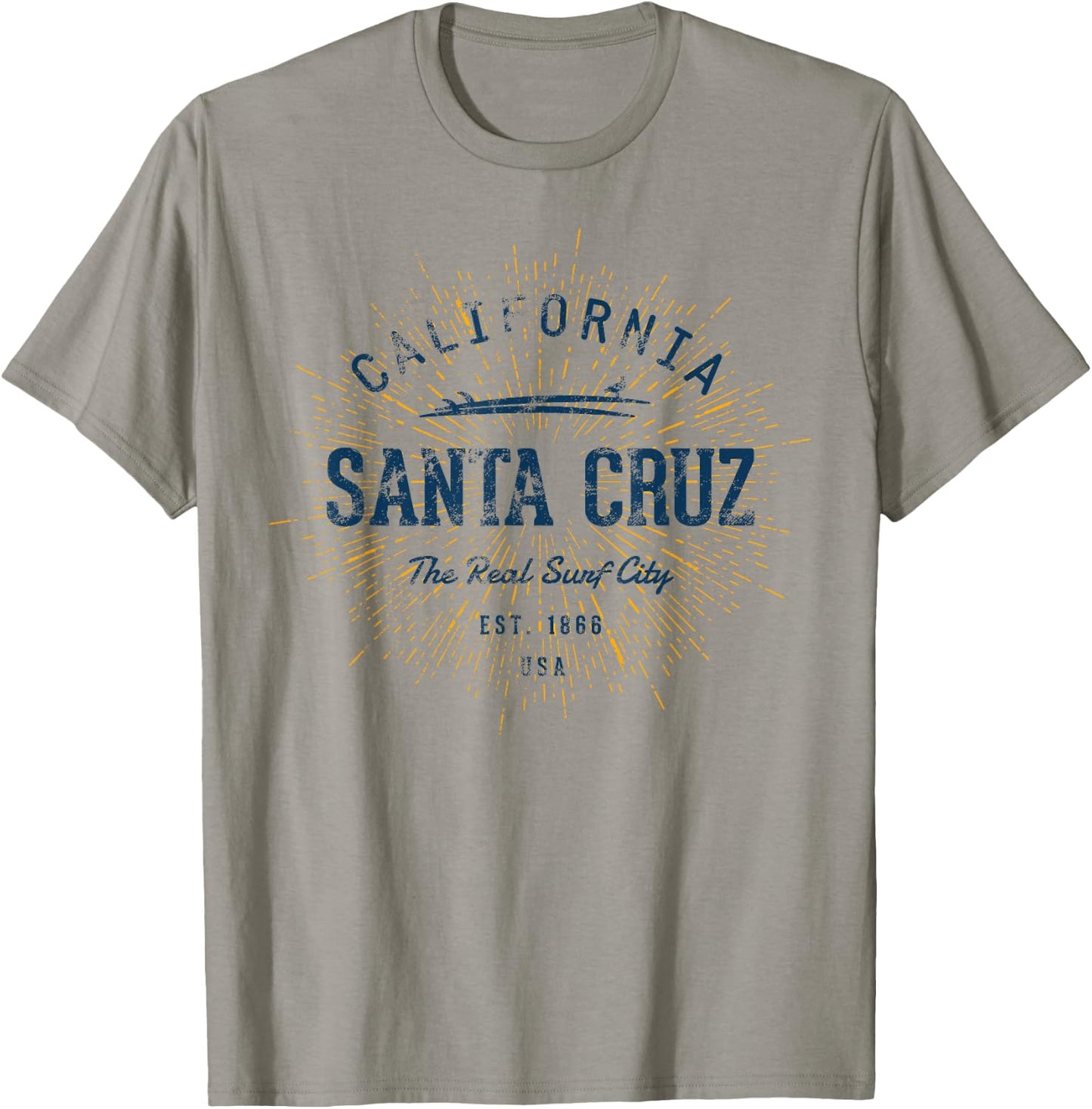 Vintage Retro Santa Cruz T-Shirt - T-Shirt | Sand