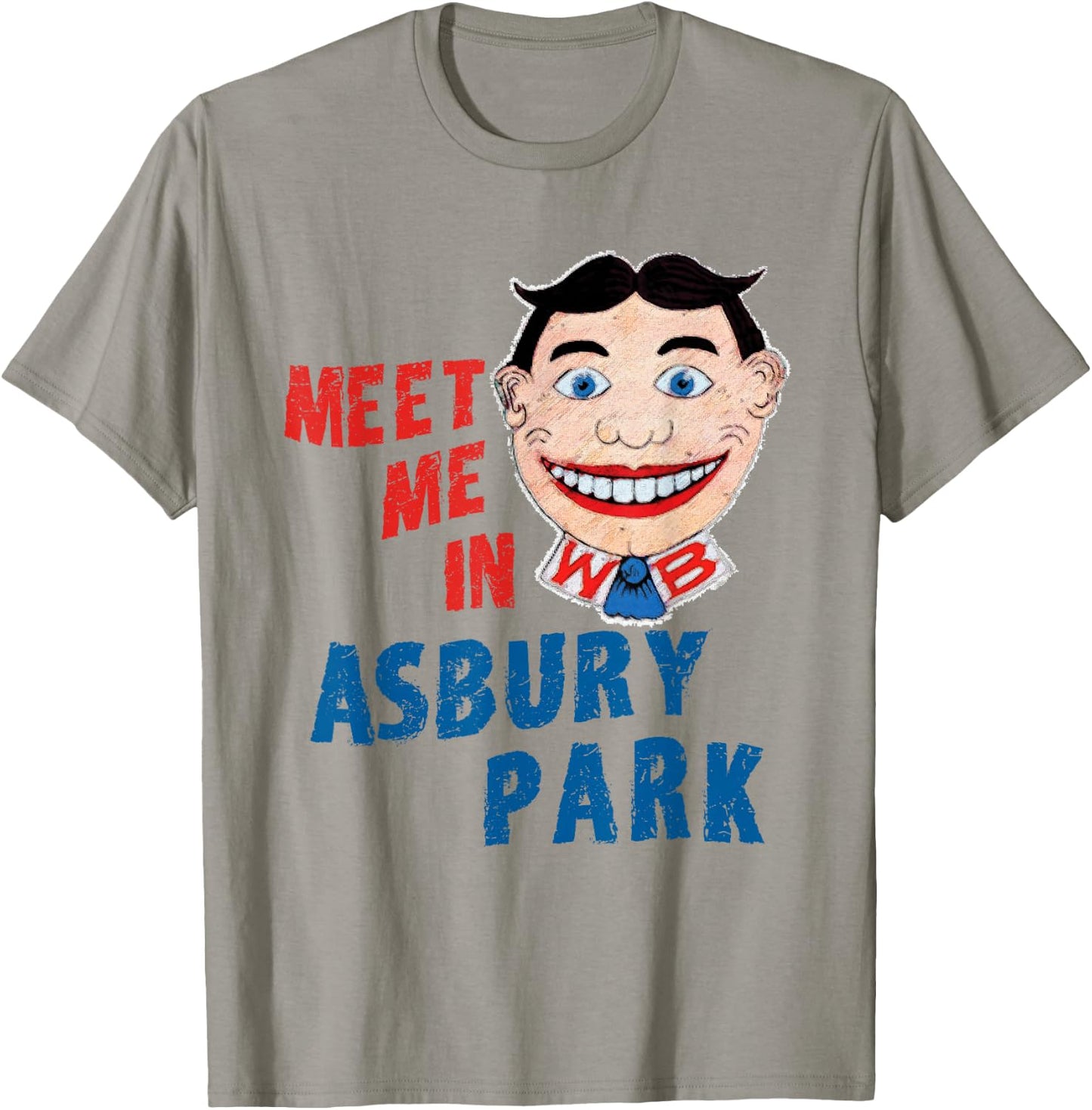 Meet Me In Asbury Park Iconic Tillie T-Shirt - T-Shirt | Sand
