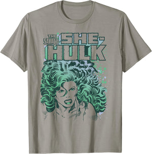 Marvel The Savage She-Hulk Colorful Retro Portrait T-Shirt - T-Shirt | Sand